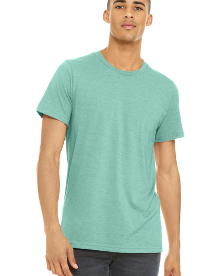 BELLA+CANVAS  Unisex Heather CVC Short Sleeve Tee. BC3001CVC - Heather Mint