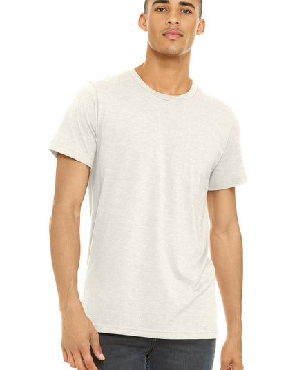BELLA+CANVAS  Unisex Heather CVC Short Sleeve Tee. BC3001CVC - Heather Natural