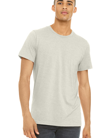 BELLA+CANVAS  Unisex Heather CVC Short Sleeve Tee. BC3001CVC - Heather Oatmeal