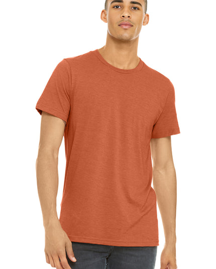 BELLA+CANVAS  Unisex Heather CVC Short Sleeve Tee. BC3001CVC - Heather Orange