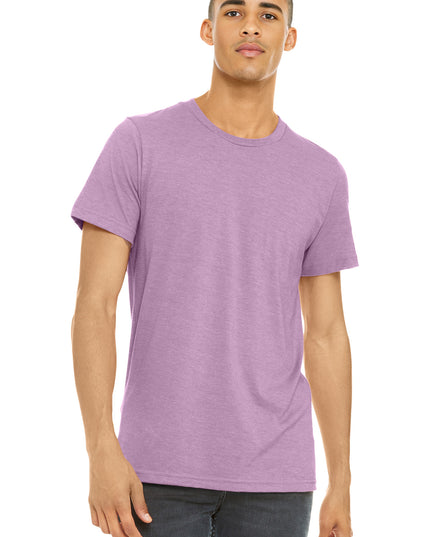 BELLA+CANVAS  Unisex Heather CVC Short Sleeve Tee. BC3001CVC - Heather Prism Lilac
