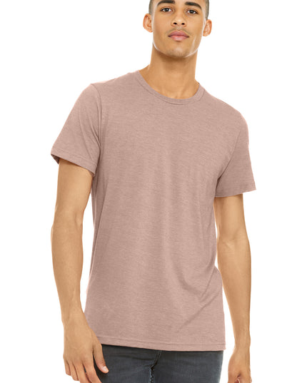 BELLA+CANVAS  Unisex Heather CVC Short Sleeve Tee. BC3001CVC - Heather Prism Peach