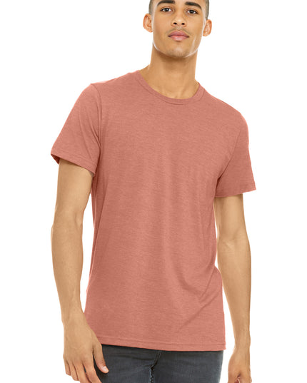 BELLA+CANVAS  Unisex Heather CVC Short Sleeve Tee. BC3001CVC - Heather Prism Sunset