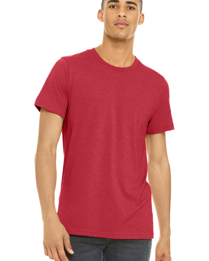 BELLA+CANVAS  Unisex Heather CVC Short Sleeve Tee. BC3001CVC - Heather Red