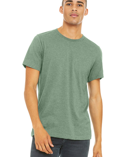 BELLA+CANVAS  Unisex Heather CVC Short Sleeve Tee. BC3001CVC - Heather Sage