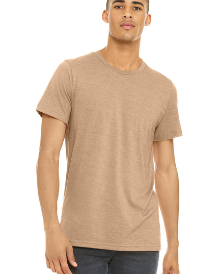 BELLA+CANVAS  Unisex Heather CVC Short Sleeve Tee. BC3001CVC - Heather Sand Dune