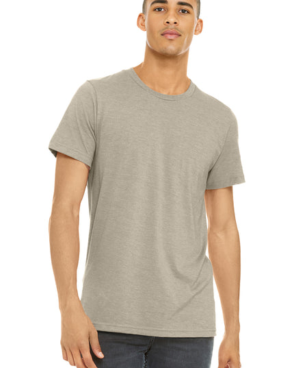 BELLA+CANVAS  Unisex Heather CVC Short Sleeve Tee. BC3001CVC - Heather Tan