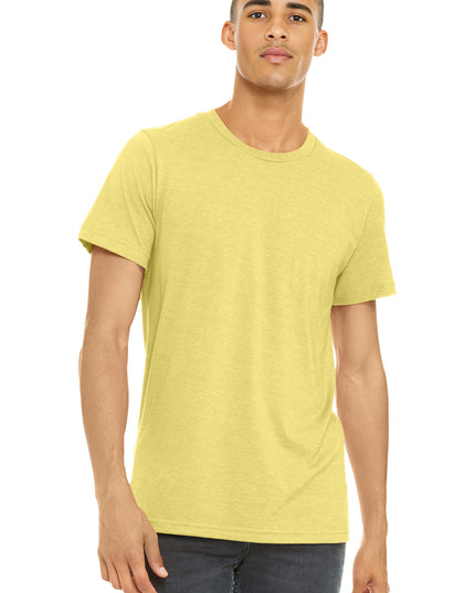 BELLA+CANVAS  Unisex Heather CVC Short Sleeve Tee. BC3001CVC - Heather Yellow