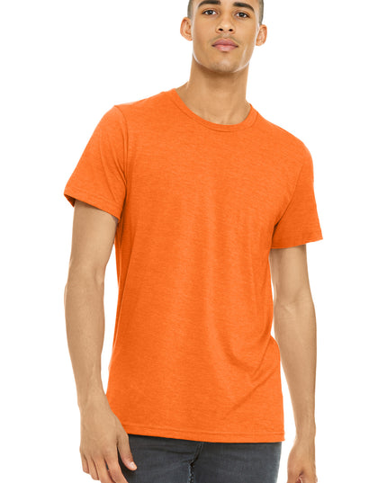 BELLA+CANVAS  Unisex Heather CVC Short Sleeve Tee. BC3001CVC - Neon Orange