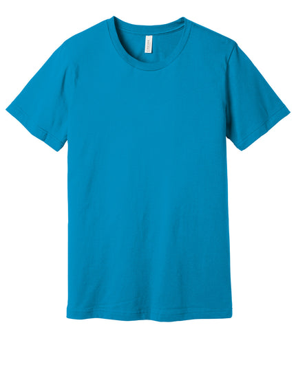 BELLA+CANVAS  Unisex Jersey Short Sleeve Tee. BC3001 - Aqua
