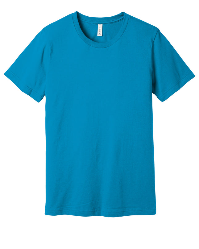 BELLA+CANVAS  Unisex Jersey Short Sleeve Tee. BC3001 - Aqua