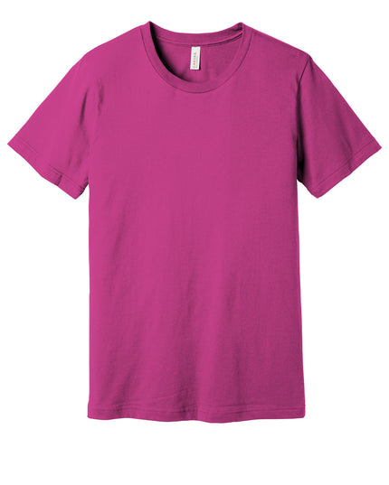 BELLA+CANVAS  Unisex Jersey Short Sleeve Tee. BC3001 - Berry