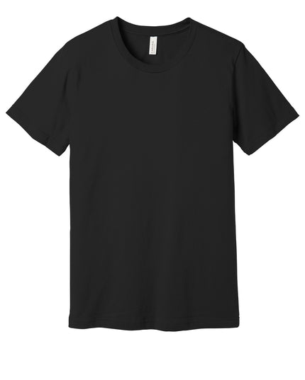 BELLA+CANVAS  Unisex Jersey Short Sleeve Tee. BC3001 - Black