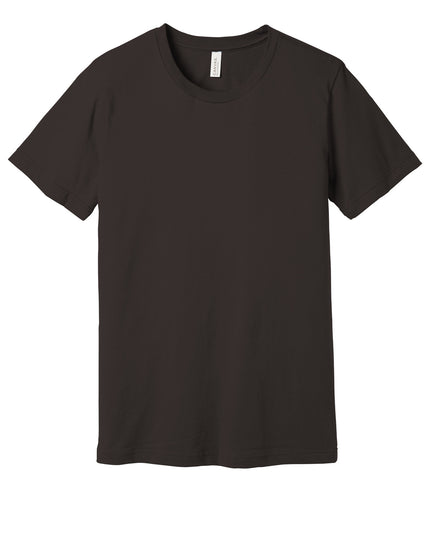 BELLA+CANVAS  Unisex Jersey Short Sleeve Tee. BC3001 - Brown