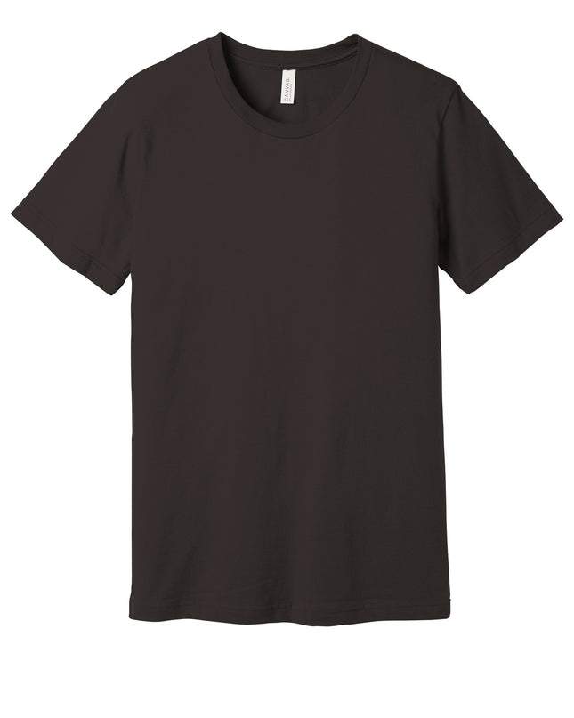 BELLA+CANVAS  Unisex Jersey Short Sleeve Tee. BC3001 - Brown