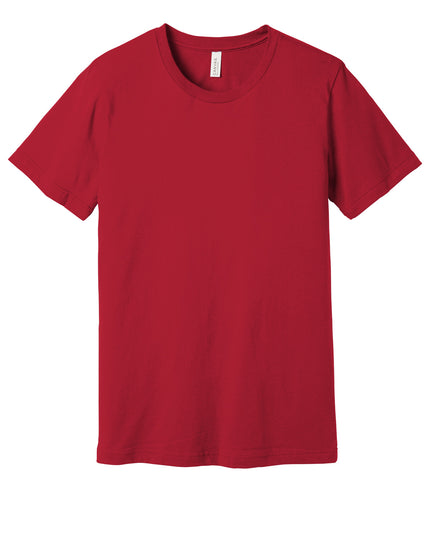 BELLA+CANVAS  Unisex Jersey Short Sleeve Tee. BC3001 - Canvas Red