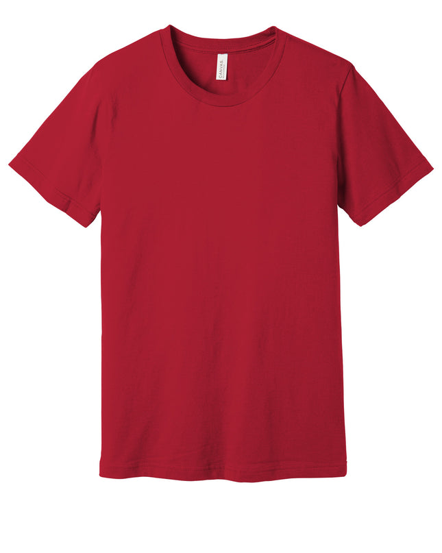 BELLA+CANVAS  Unisex Jersey Short Sleeve Tee. BC3001 - Canvas Red
