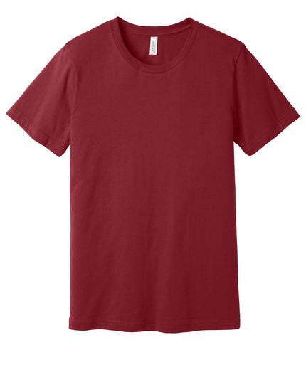 BELLA+CANVAS  Unisex Jersey Short Sleeve Tee. BC3001 - Cardinal