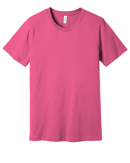 BELLA+CANVAS  Unisex Jersey Short Sleeve Tee. BC3001 - Charity Pink
