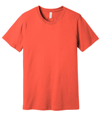 BELLA+CANVAS  Unisex Jersey Short Sleeve Tee. BC3001 - Coral