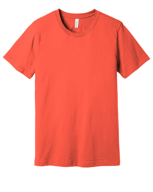 BELLA+CANVAS  Unisex Jersey Short Sleeve Tee. BC3001 - Coral