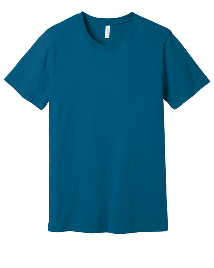 BELLA+CANVAS  Unisex Jersey Short Sleeve Tee. BC3001 - Deep Teal