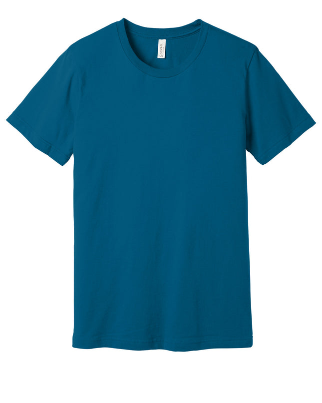 BELLA+CANVAS  Unisex Jersey Short Sleeve Tee. BC3001 - Deep Teal