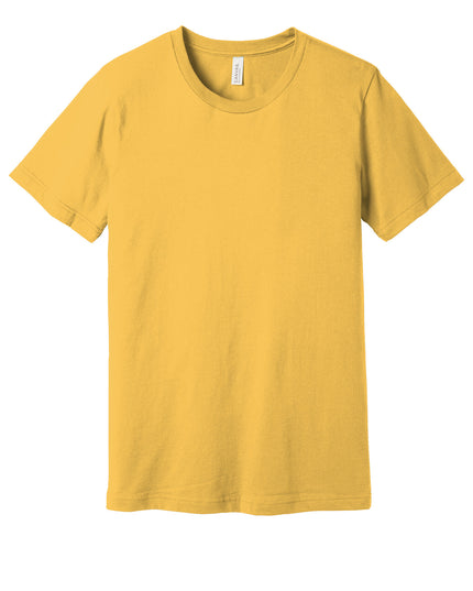 BELLA+CANVAS  Unisex Jersey Short Sleeve Tee. BC3001 - Maize Yellow