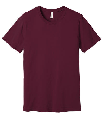 BELLA+CANVAS  Unisex Jersey Short Sleeve Tee. BC3001 - Maroon