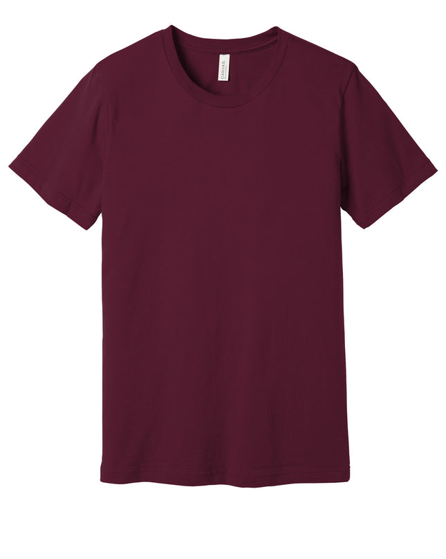 BELLA+CANVAS  Unisex Jersey Short Sleeve Tee. BC3001 - Maroon