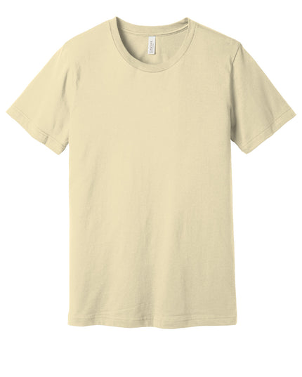 BELLA+CANVAS  Unisex Jersey Short Sleeve Tee. BC3001 - Natural