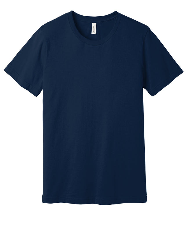BELLA+CANVAS  Unisex Jersey Short Sleeve Tee. BC3001 - Navy