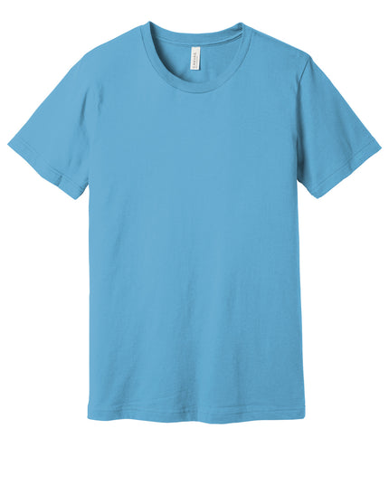 BELLA+CANVAS  Unisex Jersey Short Sleeve Tee. BC3001 - Ocean Blue