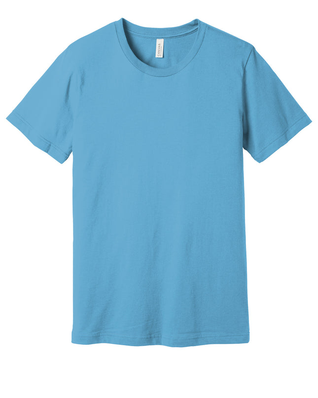 BELLA+CANVAS  Unisex Jersey Short Sleeve Tee. BC3001 - Ocean Blue