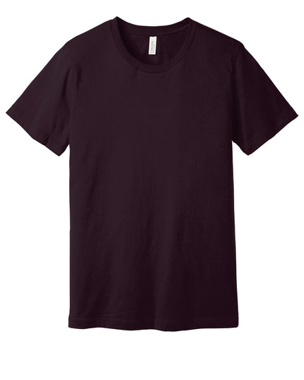 BELLA+CANVAS  Unisex Jersey Short Sleeve Tee. BC3001 - Oxblood Black
