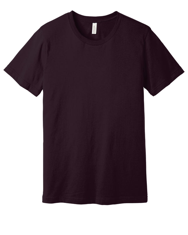 BELLA+CANVAS  Unisex Jersey Short Sleeve Tee. BC3001 - Oxblood Black