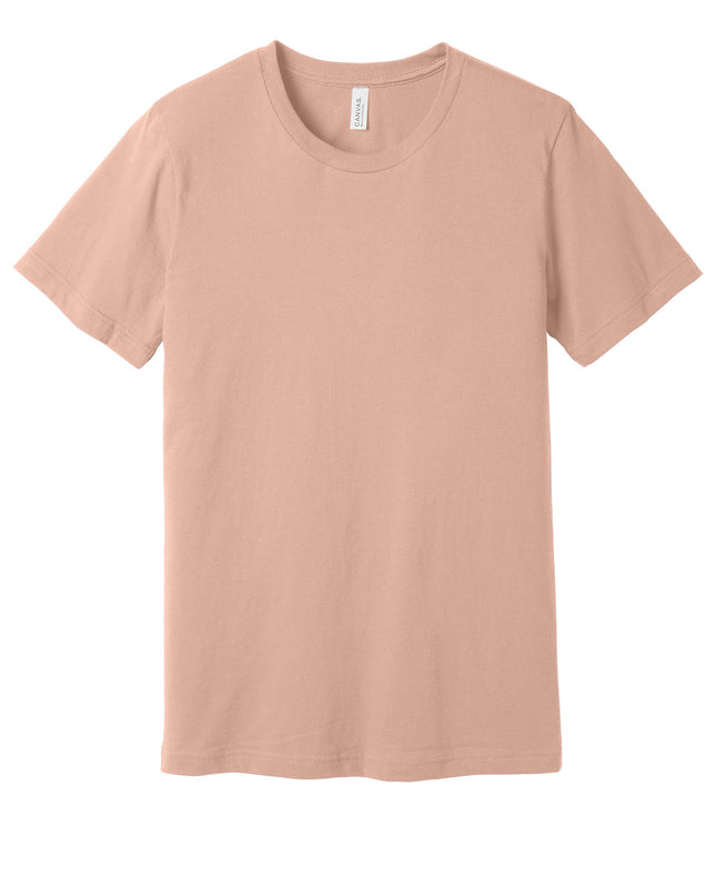 BELLA+CANVAS  Unisex Jersey Short Sleeve Tee. BC3001 - Peach