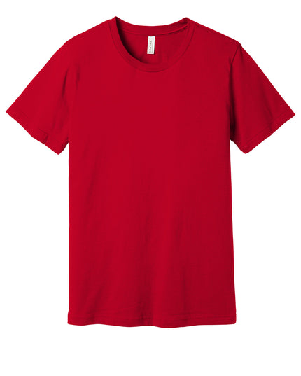 BELLA+CANVAS  Unisex Jersey Short Sleeve Tee. BC3001 - Red