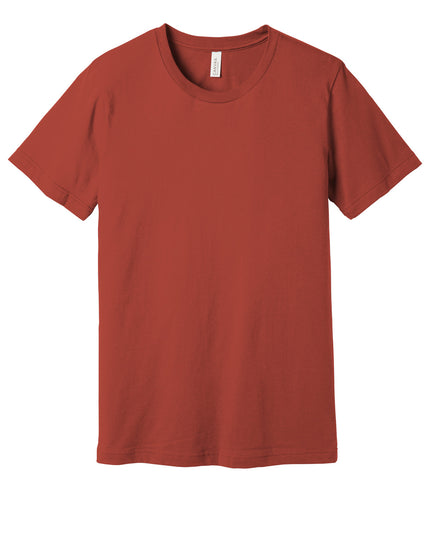 BELLA+CANVAS  Unisex Jersey Short Sleeve Tee. BC3001 - Rust