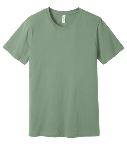 BELLA+CANVAS  Unisex Jersey Short Sleeve Tee. BC3001 - Sage