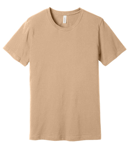 BELLA+CANVAS  Unisex Jersey Short Sleeve Tee. BC3001 - Sand Dune