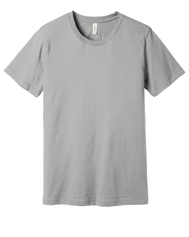 BELLA+CANVAS  Unisex Jersey Short Sleeve Tee. BC3001 - Silver