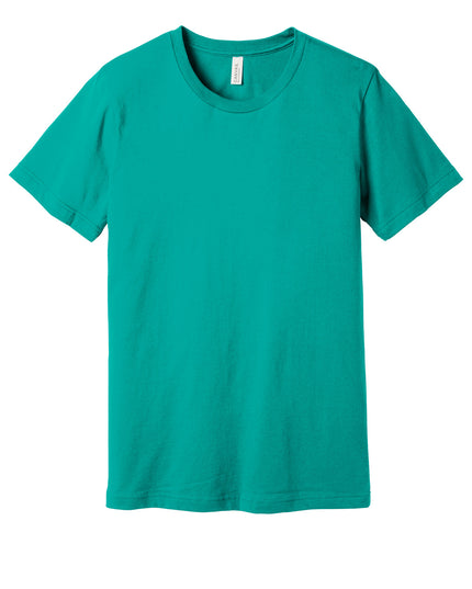 BELLA+CANVAS  Unisex Jersey Short Sleeve Tee. BC3001 - Teal
