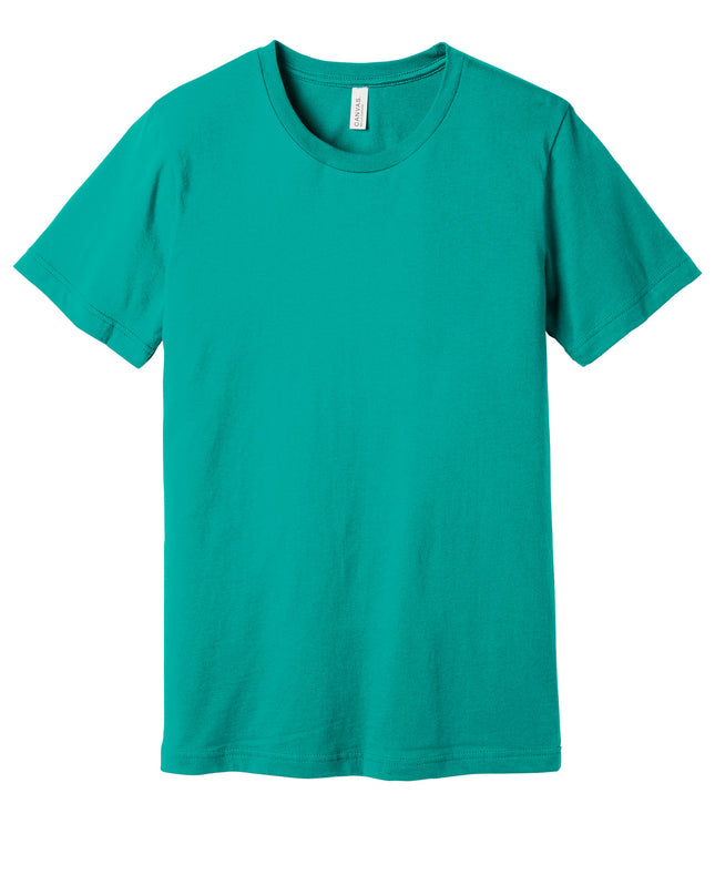 BELLA+CANVAS  Unisex Jersey Short Sleeve Tee. BC3001 - Teal