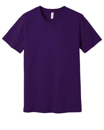 BELLA+CANVAS  Unisex Jersey Short Sleeve Tee. BC3001 - Team Purple