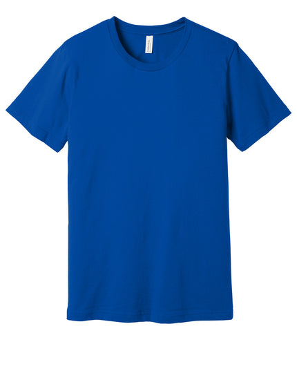 BELLA+CANVAS  Unisex Jersey Short Sleeve Tee. BC3001 - True Royal