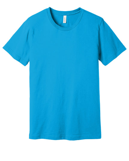 BELLA+CANVAS  Unisex Jersey Short Sleeve Tee. BC3001 - Turquoise