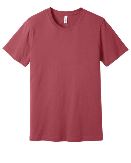 BELLA+CANVAS  Unisex Jersey Short Sleeve Tee. BC3001 - Vintage Red