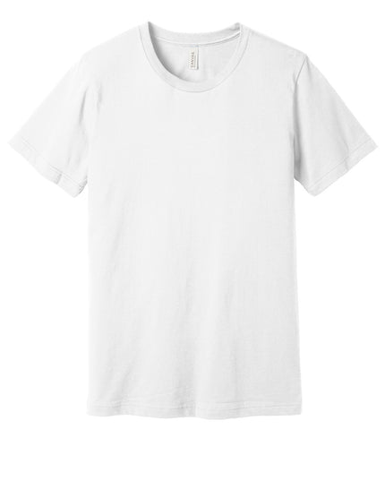 BELLA+CANVAS  Unisex Jersey Short Sleeve Tee. BC3001 - White