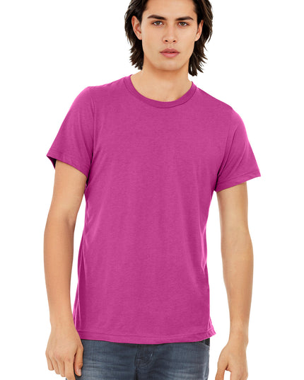 BELLA+CANVAS  Unisex Triblend Short Sleeve Tee. BC3413 - Berry Triblend